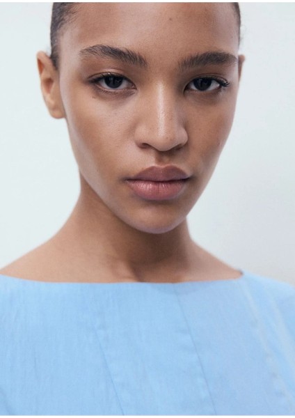 Kayık Yaka Pileli Elbise indirimleri