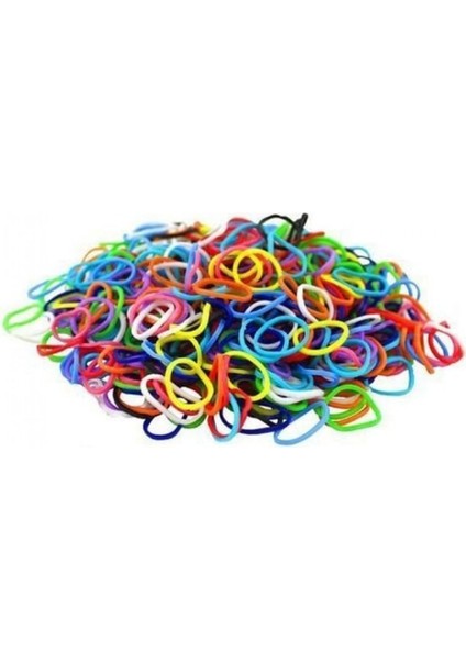 Kelebek Kutulu 500+ Parça Lastik Toka Bileklik Kolye Yapım Seti fırsatları