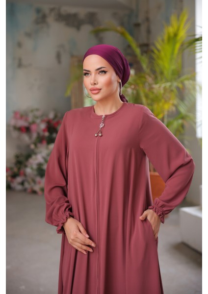 Ankanoor Koyu Pembe Mevlana Ferace ANKA255002 fırsatları