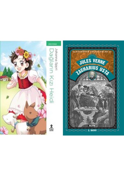 Dağların Kızı Heidi- Çizgi Roman + Zacharius Usta