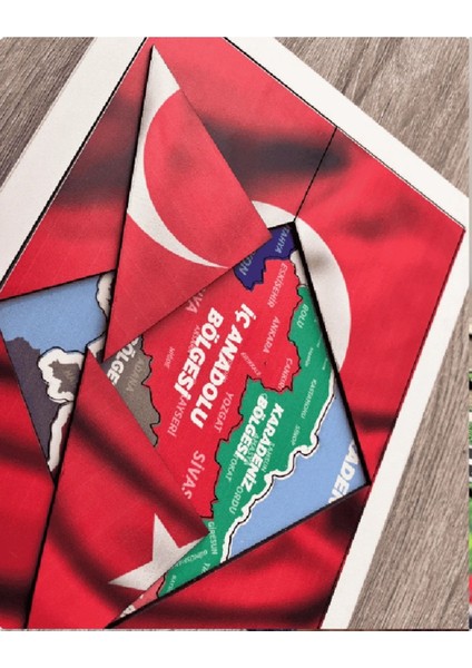 Benim Güzel Vatanım Puzzle Türkiye Bayrak Eğitici Ahşap Oyuncak fiyatları