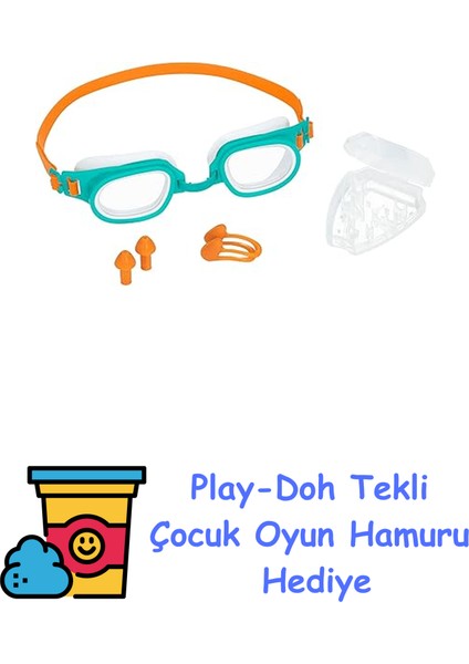 Aquanaut Essential Genç 7 Yaş Üstü Gözlük Seti + Play-Doh Oyun Hamuru