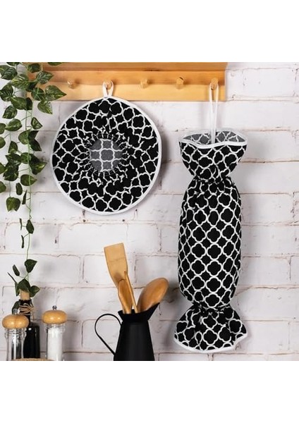 2'li Mutfak Seti Çok Amaçlı Organizer Düzenleyici Poşetlik ve Pilav Demleme Örtüsü Takımı modelleri