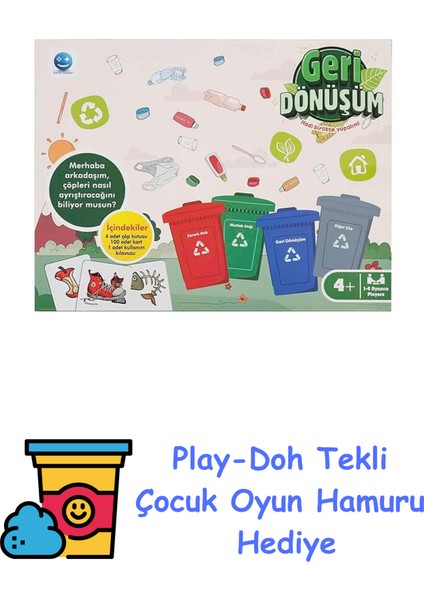 Oyun Geri Dönüşüm + Play-Doh Oyun Hamuru