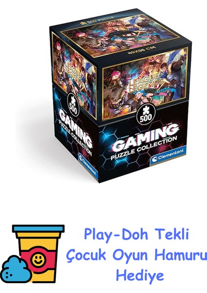 500 Parça League Of Legends Küp Puzzle 1 + Play-Doh Oyun Hamuru