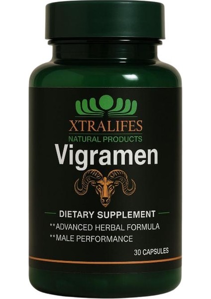 Vigramen Pills For Men Performance -Tamamen Doğal Formül- 30 Capsules/yeşil Kapsül+Yeşil Kutu/ fiyatları