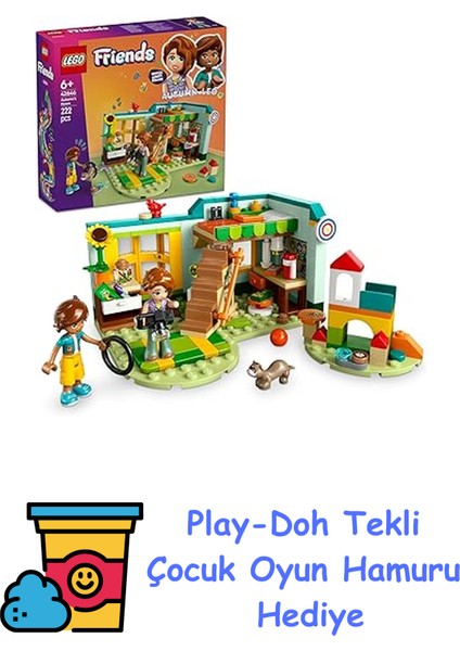 Friends Autumn’un Odası 42646-6 Yaş ve Üzeri Kız ve Erkek Çocukları Için Mini Bebek Içeren Yaratıcı Oyuncak Yapım Seti, Doğum Günü Hediyesi (222 Parça) + Play-Doh Oyun Hamuru