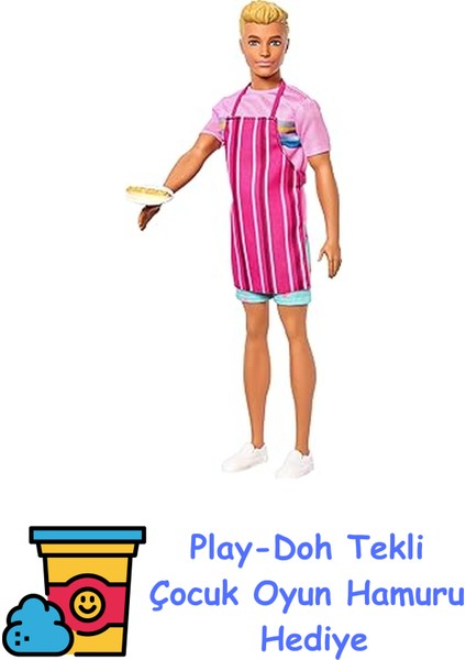 Mysteries: Beach Detectives Ken Bebek Çıkarılabilir Klasik Kıyafeti ve Önlük ile Atıştırmalıklar Gibi Hikaye Anlatımını Zenginleştiren Aksesuarlarıyla, JFV65 + Play-Doh Oyun Hamuru