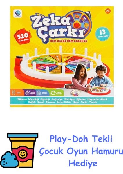 Zeka Çarkı + Play-Doh Oyun Hamuru