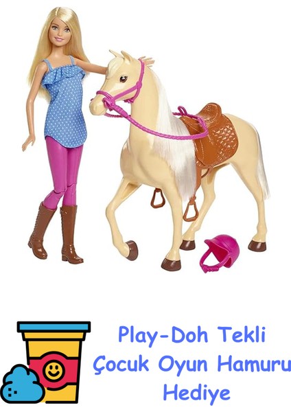 ve Güzel Atı Oyun Seti, 3 Yaş ve Üzeri, FXH13 + Play-Doh Oyun Hamuru