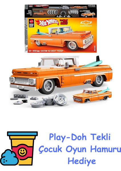 Hot Wheels Elite Chevy, JFT20 + Play-Doh Oyun Hamuru