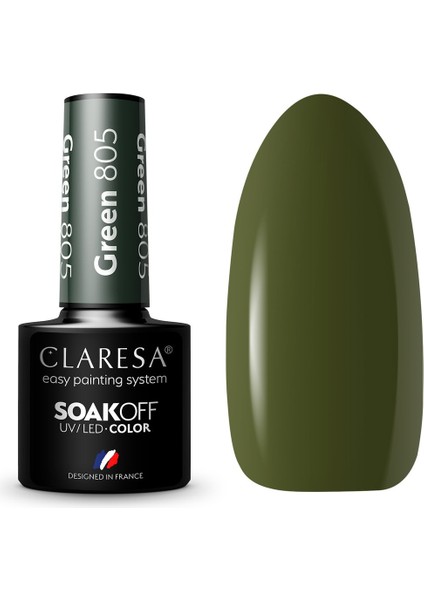 Kalıcı Oje Green Koyu Orman Yeşil 805 5gr