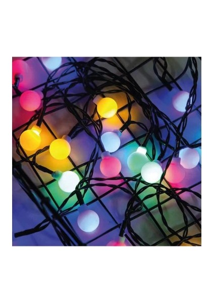 3m 20 LED Beyaz Top Rgb Işık Pilli 2 Kademeli modelleri