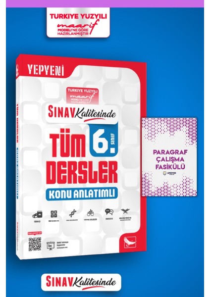 6.sınıf Tüm Dersler Konu Anlatımlı