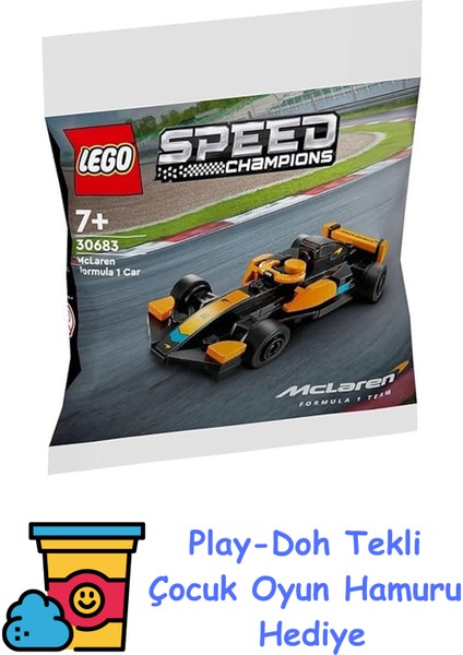 Speed Champions 30683 Mclaren Formula 1 Car + Play-Doh Oyun Hamuru