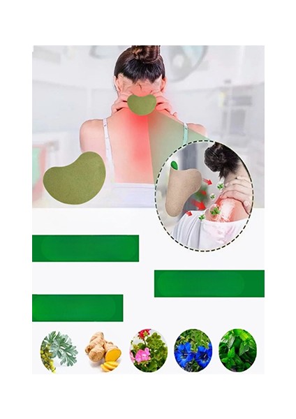 Sırt, Omuz, Bel, Boyun, Fıtık Için Bitkisel Isıtmalı Yakı Bandı 10 Adet fiyatları