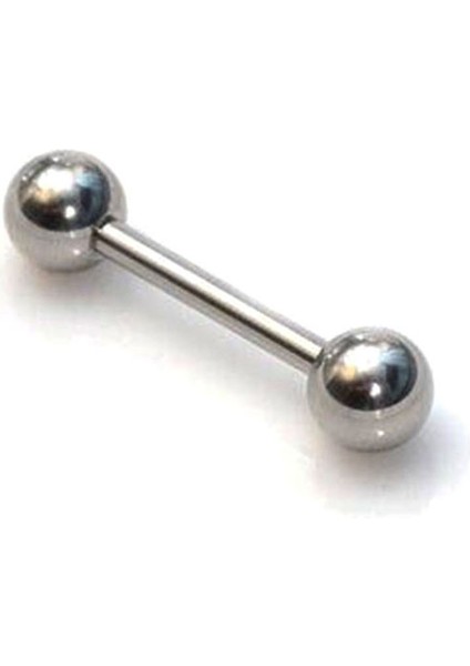 Unisex Kulak & Kıkırdak Piercing - Çift Toplu Düz Bar - Helix,tragus - 316L Çelik fiyatları