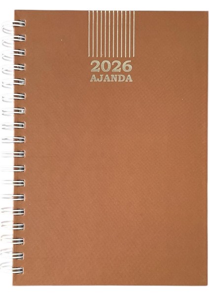 Mcoys 2026 Spiralli Günlük Ajanda 17*24