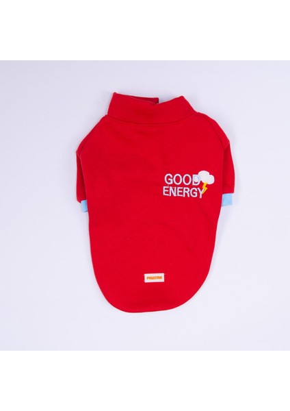 Kırmızı Seattle Storm Good Energy Nakışlı Köpek Sweati Köpek Kıyafeti Kedi Kıyafeti indirimleri