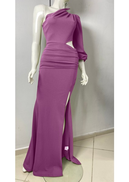 Tek Omuz Pencere Detay Abiye