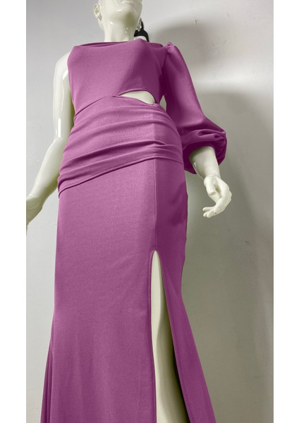 Tek Omuz Pencere Detay Abiye fırsatları