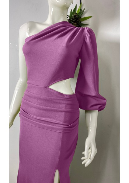 Tek Omuz Pencere Detay Abiye indirimleri