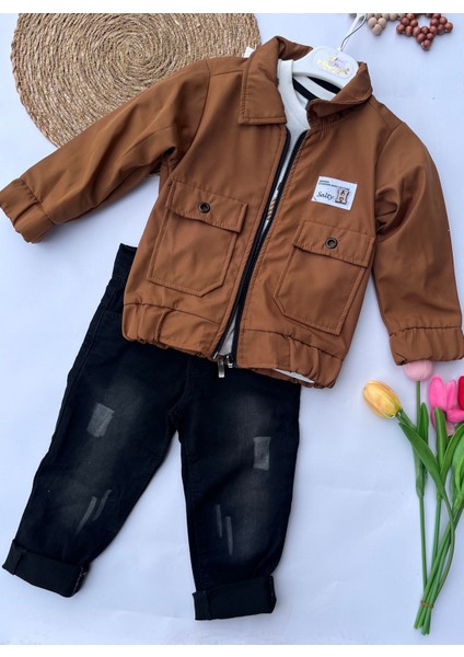 3lü Erkek Bebek Takım