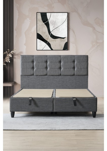 Mimoza Modeli Çift Kişilik Full Ortopedik Yataklı Sandıklı Baza ve Başlık Takımı 3 lü Set fırsatları