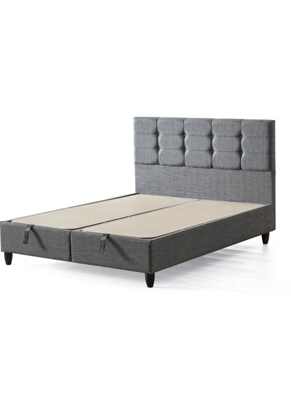 Mimoza Modeli Çift Kişilik Full Ortopedik Yataklı Sandıklı Baza ve Başlık Takımı 3 lü Set indirimleri