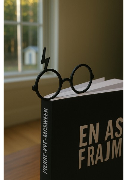 Harry Potter Gözlük ve Şimşek Izli Kitap Ayracı (Craftix)