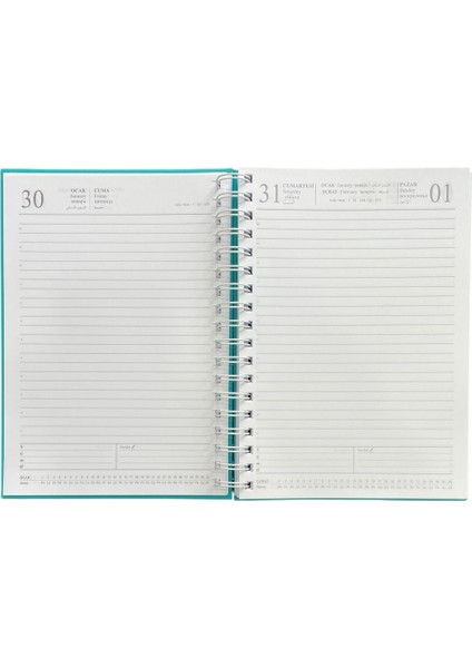 Mcoys 2026 Spiralli Günlük Ajanda 17*24 fiyatları