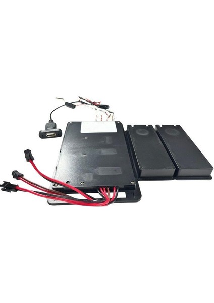 12V Dokunmatik Ayna Arkası Sensör Hoparlör + Saat + Termometre 12VOLT