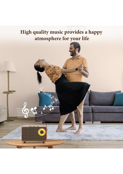 Retro Bluetooth Radyo Hoparlör – 5.3 Kablosuz Bağlantı, 5W Güçlü Ses, 1500 Mah Şarjlı Batarya, Usb/tf/aux Girişli, Ahşap Tasarımlı Vintage Fm Radyo, 10.2cm Yükseklik Müzik Kutusu | AS23 fiyatları