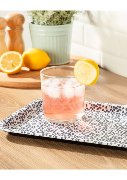 Rêve Bleu Fleur Sauvage Dikdörtgen Tepsi