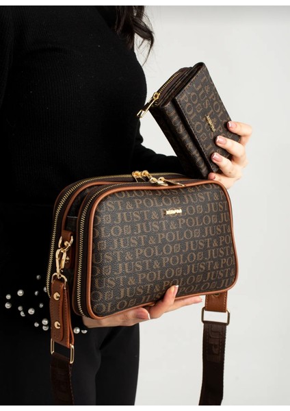 2' Li Set Kadın Çantası ve Cüzdan Kombini