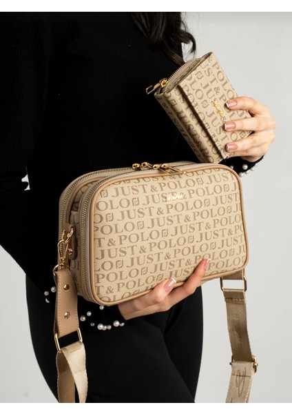 2' Li Set Kadın Çantası ve Cüzdan Kombini