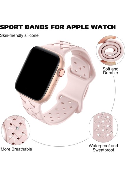 Apple Watch Seri 10-42MM 38/40/41 mm Uyumlu Soft Silikon Ayarlanabilir Kordon fırsatları