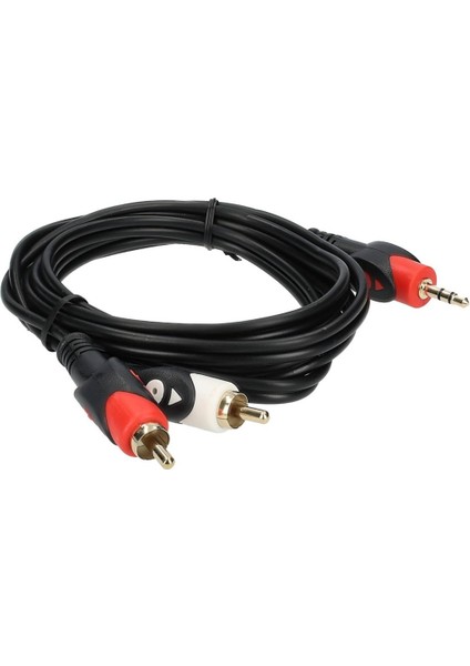 Primex PX-AUX3R 3.5mm Aux Rca Ses Kablosu, 3 Metre Aux Ses Sistemi Kablosu, Aux Rca Ses Kablosu fırsatları