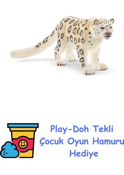 Kar Leoparı + Play-Doh Oyun Hamuru