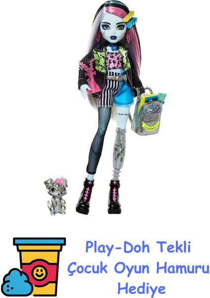 Acayip Havalı Arkadaşlar - Frankie Stein, 3y+, HXH73 + Play-Doh Oyun Hamuru