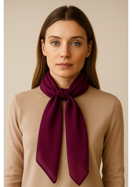 Mor Şifon Fular Şal Aksesuar fiyatları