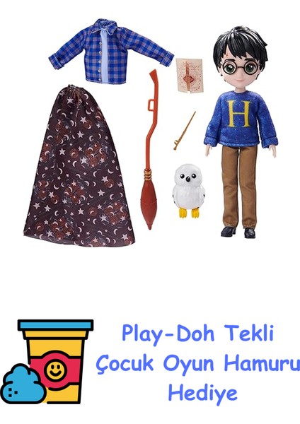 Harry Potter Hediye Seti 20 cm Bebek + Play-Doh Oyun Hamuru