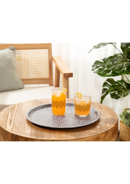 Rêve Bleu Baisse Yuvarlak Tepsi fırsatları