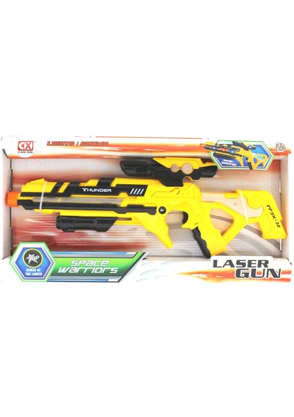 Sesli Işıklı Lazerli Tüfek