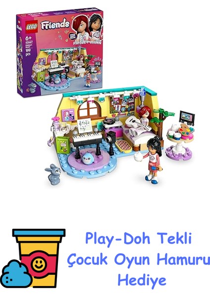 Friends Paisley’nin Odası 42647-6 Yaş ve Üzeri Kız ve Erkek Çocukları Için Mini Bebek Içeren Yaratıcı Oyuncak Yapım Seti, Doğum Günü Hediyesi (199 Parça) + Play-Doh Oyun Hamuru
