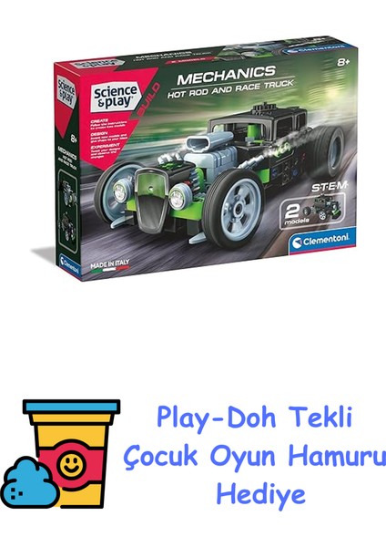 Bilim ve Oyun: Hot Rod And Race Truck + Play-Doh Oyun Hamuru