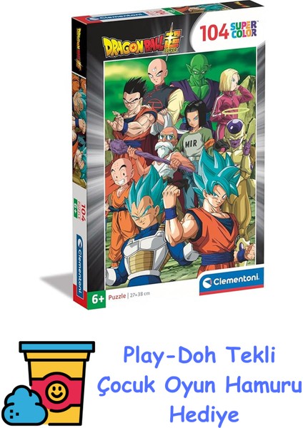 Clementonı 104 El. Super Kolor Dragon Ball [puzzle] + Play-Doh Oyun Hamuru