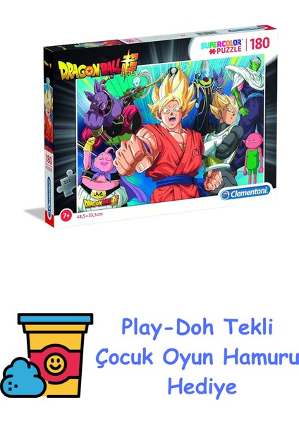 - 180 Parça Puzzle - Dragon Ball + Play-Doh Oyun Hamuru