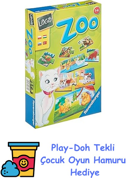 243600 Logo, Zoo + Play-Doh Oyun Hamuru