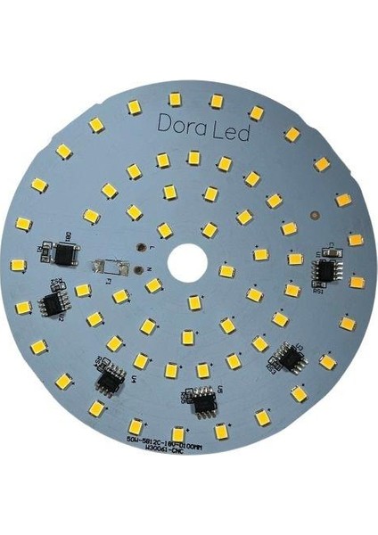 220VOLT 50WATT Smd 2835 Ledli LED Modül Gün Işığı 10MM Delik Çaplı 220V 50W Avize Ledi 100MM indirimleri